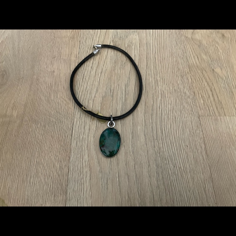One of a kind silver,turques and leather band, hand crafted